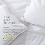 Goose Feather Down Quilt 500 GSM Duvet Doonas King:240x210cm