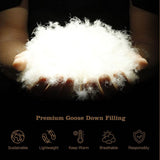 Goose Feather Down Quilt 500 GSM Duvet Doonas King:240x210cm