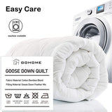 Goose Feather Down Quilt 700 GSM Duvet DoonasQueen:210x210cm