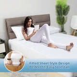 100% Terry Cotton Fitted Mattress Protector Waterproof King