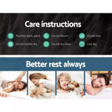 5CM Bedding Luxury Pillowtop Mattress Topper Mat Pad Antibacterial and dust mite-resistant King:183*203cm