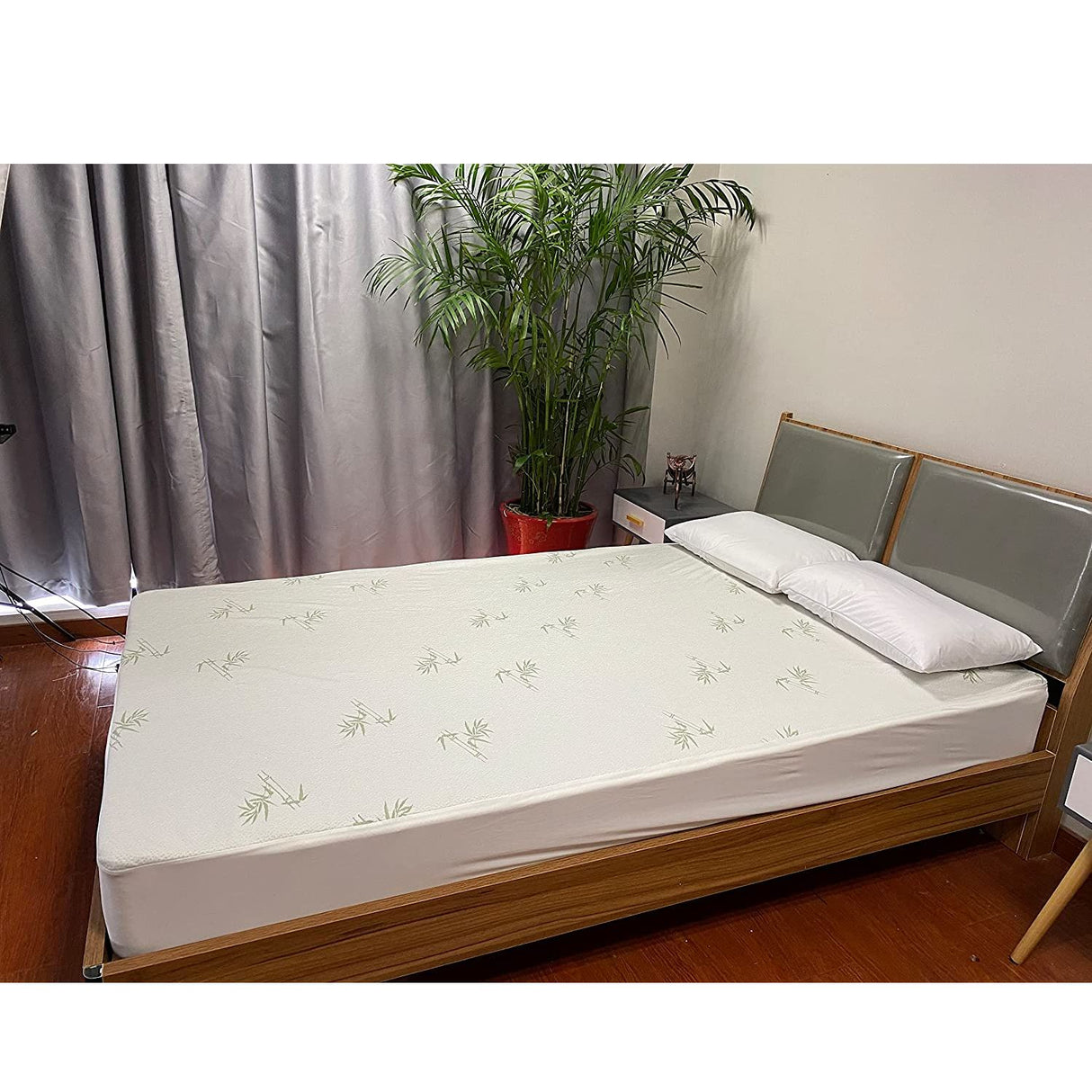 Gominimo Bamboo Jacquard Mattress Protector Double GO-MP-118-TC