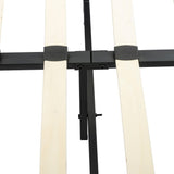 Bedframe with Wooden Slats (Light Grey) – Queen