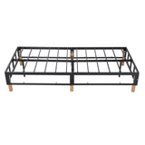 Metal Bedframe Mattress Foundation (Light Grey) – Double
