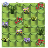 36 Pockets Wall Hanging Planter Planting Grow Bag Vertical Garden Vegetable Flower Green