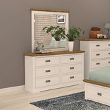 Storage Bedroom Suite Drawers Miami White Colour in Queen