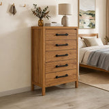 King Bedroom Suite – 4 Piece Set with Tallboy in Oak Finish