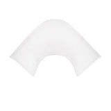 280TC Polyester Cotton V Shape Pillowcase White