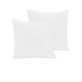 Pair of  280TC Polyester Cotton European Pillowcases White