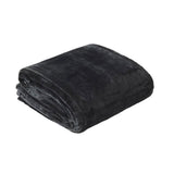 In 2 Linen 350GSM Plush Ultra Soft Velvet Touch Blanket Charcoal King/Super King