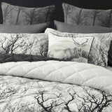 Bianca Boscage Black Forest Printed Quilted Polyester Coverlet Set Super King