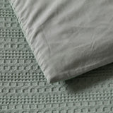 Bianca Kahlani Sage Waffle Quilt Cover Set King