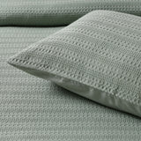 Bianca Kahlani Sage Waffle Quilt Cover Set Queen