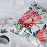 Bianca Wellingrove White Cotton Sateen Quilt Cover Set Super King