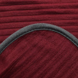 250GSM Ribbed Polar Fleece Throw 100 x 150cm Charcoal