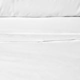 Accessorize White 400TC White Bamboo Cotton Double Stitched Quilt Cover Set King