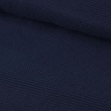 Accessorize Navy Waffle Polyester Quilt Cover Set Double