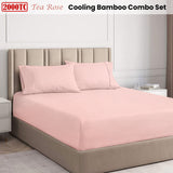 Ramesses Tea Rose 2000TC Cooling Bamboo Combo Set Single