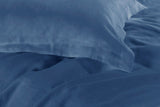 1000TC Tailored King Size Quilt/Duvet Cover Set - Greyish Blue