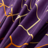 Erena Purple Quilt/Doona/Duvet Cover Set - Super King Size