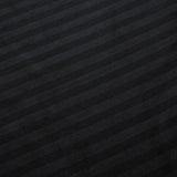 1000TC Ultra Soft Striped King Size Black Duvet Quilt Cover Set