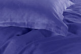 1000TC Tailored Super King Size Royal Blue Duvet Quilt Cover Set