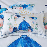 Princess Kids Quilt Cover Set - Single Size