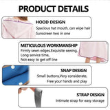 Adult Changing Robe Towel Bath Hooded Quick Dry Beach Towel Poncho Bathrobe Au