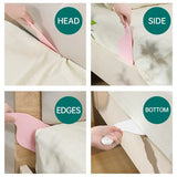 5pcs Bed Sheet and Mattress Organizer Fixer Gap Lifter Tool Bed Sheet Holder Set - Grey