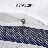 1/2pcs High Rebound Feather Velvet Pillow Washable Soft Bed Cushion Core Support - 700g-2pcs
