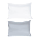 Silk Envelope Pillowcase Soft Satin Protective Cover for Bed Sleep Comfort - White