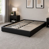 PU Leather Double Bed Ensemble Frame
