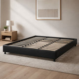 PU Leather King Bed Ensemble Frame
