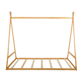 Kids Tent Montessori Toddler Floor Bed Wooden Bedframe