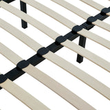 Metal Bed Frame for Double Mattress – Black Powder-Coated Steel Base