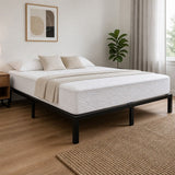 Metal Bed Frame – Heavy-Duty Steel Base for King Mattress