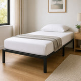 Metal Bed Frame – Heavy-Duty Steel Base for Single Mattress