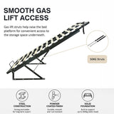 Gas Lift Bed Mechanism – Double Bed Frame with Wooden Slats