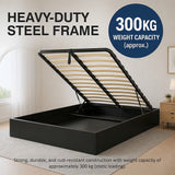 Gas Lift Bed Mechanism – Double Bed Frame with Wooden Slats