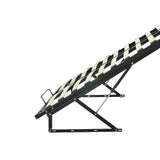 Gas Lift Bed Mechanism – Double Bed Frame with Wooden Slats