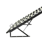 Gas Lift Bed Mechanism – King Bed Frame with Wooden Slats