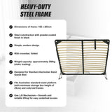 Gas Lift Bed Mechanism – Queen Bed Frame with Wooden Slats