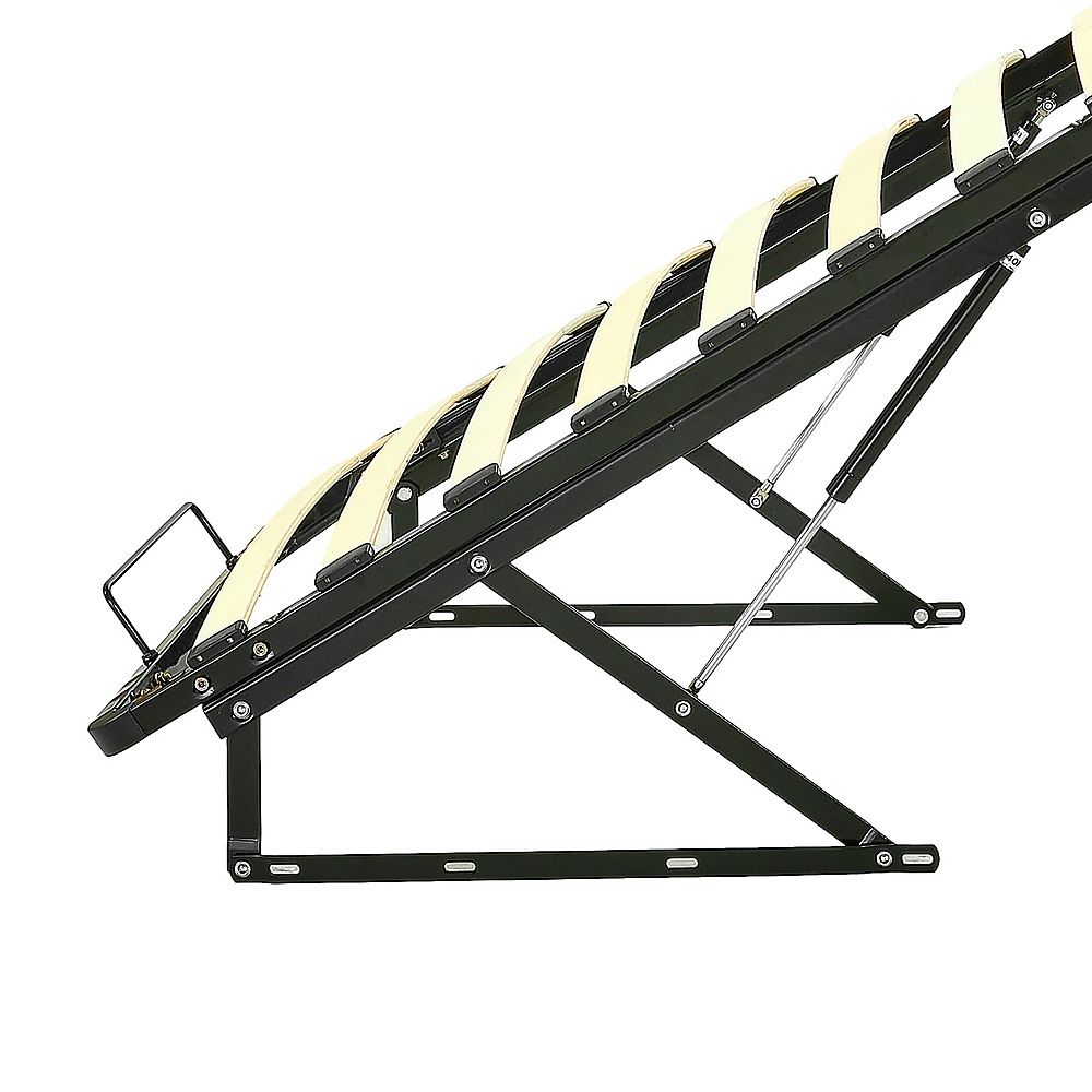 Gas Lift Bed Mechanism – Single Bed Frame with Wooden Slats