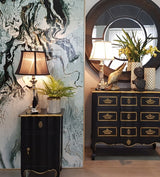 Dynasty 1 Drawer / 1 Door Bedside Table 65cm