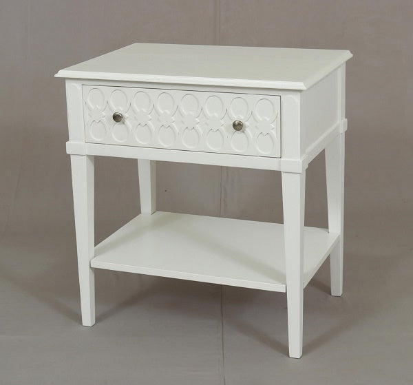 Kioloa Bedside Table w 1 Drawer 70cm
