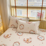 Garden Bear 100% Cotton Pillowcase Set (Pack of 2) - Breathable Standard Size 48x74cm Pure Cotton Pillow Covers