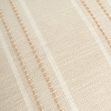 Textured Vertical Striped Pillowcases - Scandinavian Home Decor Accents (Beige Stripes Pair - 45x45cm)