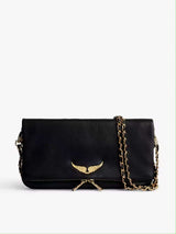 Chic Quilted Leather Crossbody Bag with Chain Strap & Tassel Detail(Golden black without tassels)