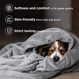 Grey Ultra-Soft Coral Fleece Blanket – Lightweight Summer Throw for Office Naps, Air Conditioning, and Cozy Home Use(100*150cm)