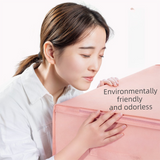 2-Pack Grey Large Quilt & Clothes Storage Bag (63X43X22CM) - Breathable Wardrobe Organizer with Clear Window & Double Zippers